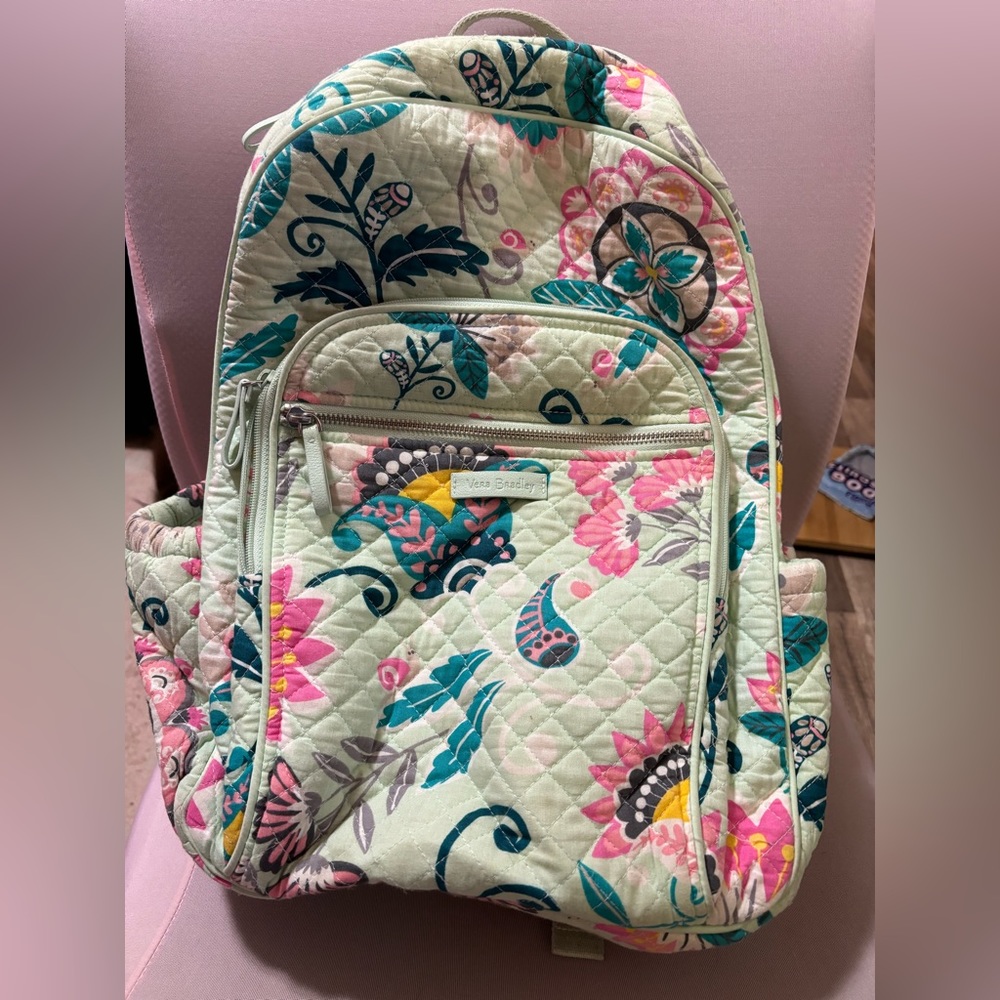 Mint Vera Bradley Backpack!